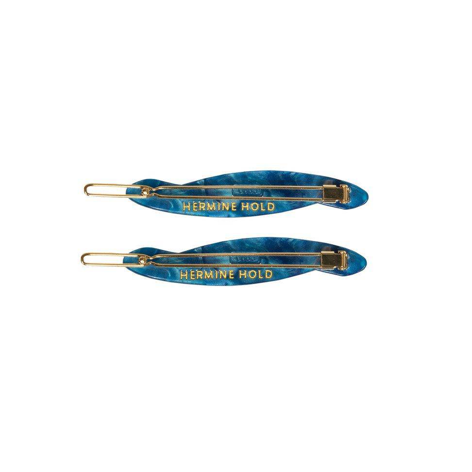 Solid Hair Slide - Blue - Hermine Hold