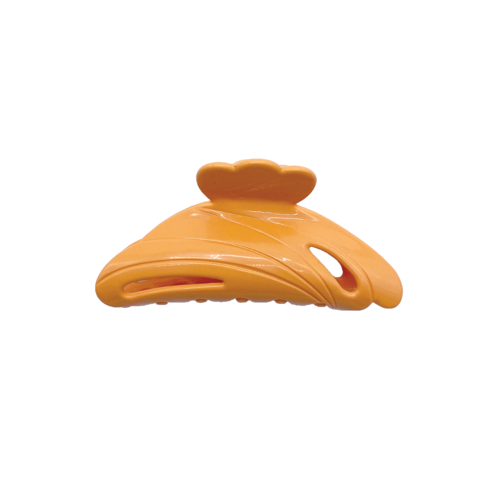 Solid Hair Clip - Orange - Hermine Hold