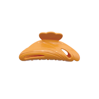 Solid Hair Clip - Orange - Hermine Hold