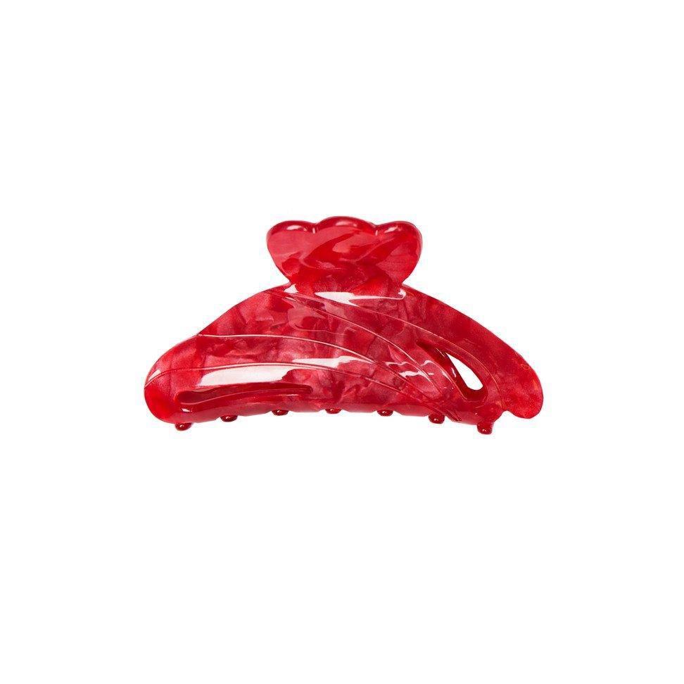 Solid Hair Clip - Red - Hermine Hold