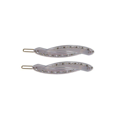 Sparkly Hair Slide - Grey - Hermine Hold