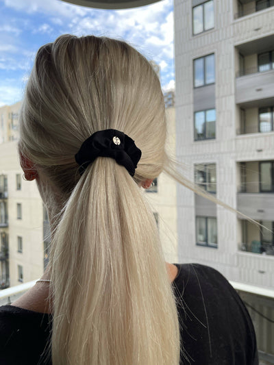 Mini Scrunchie - Black - Hermine Hold